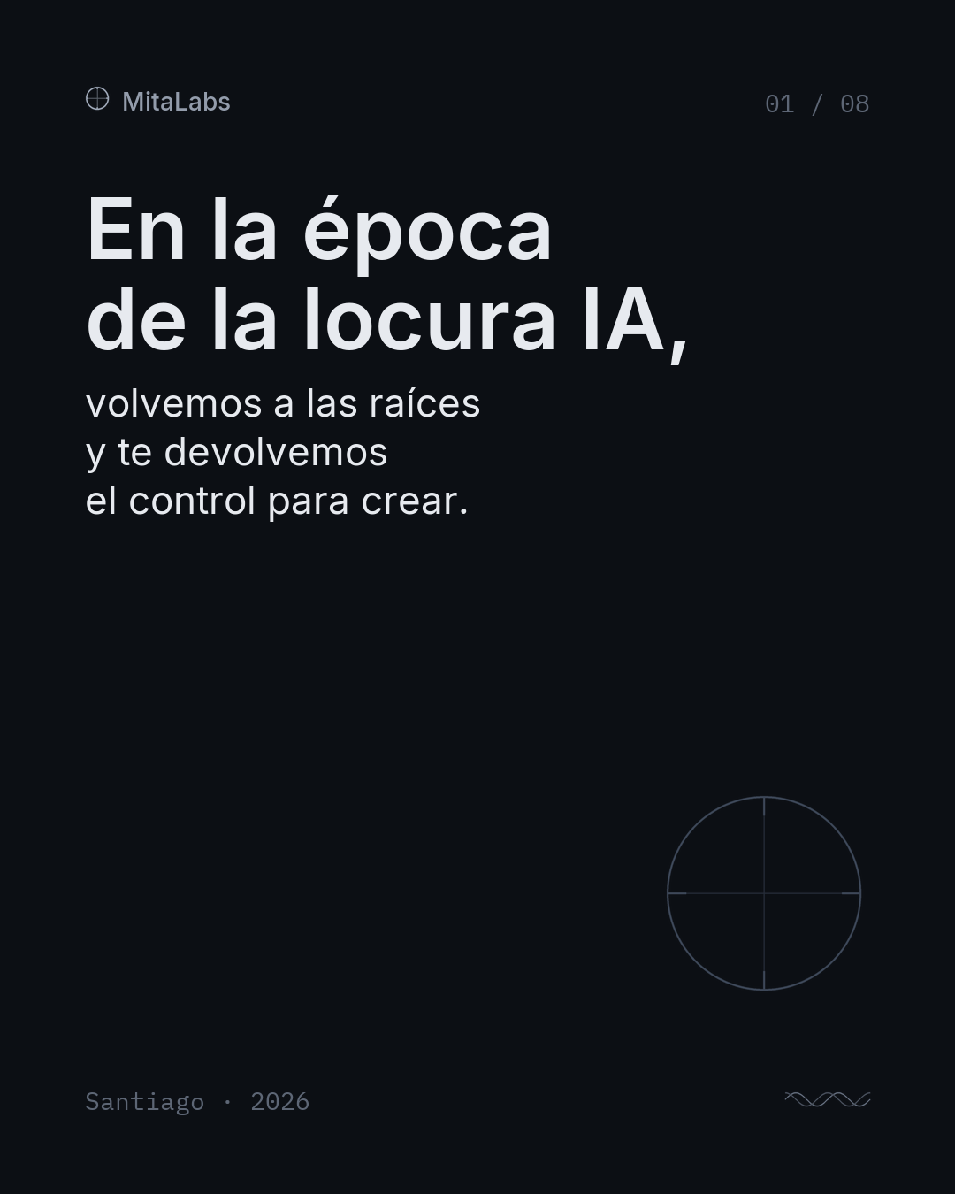 En la época de la locura IA, volvemos a las raíces y te devolvemos el control para crear.